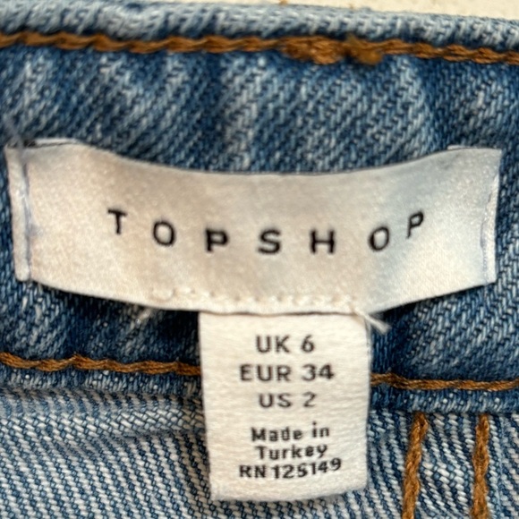 Topshop - Denim Skirt a - Picture 4 of 5